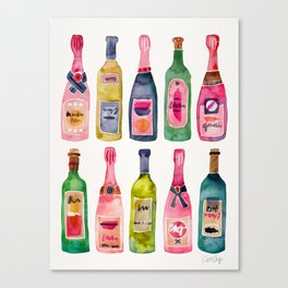 Champagne Collection Canvas Print