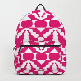 Radish Pop Art Backpack | Radishes, Graphicdesign, Kitchenart, Magenta, Pattern, Repeat, White, Stripe, Bright, Garden 