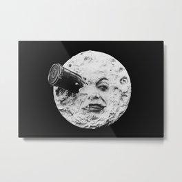 A Trip to the Moon 1902 - Artwork for Wall Art, Prints, Posters, Tshirts, Men Women Kids Metal Print | Melies, George, Fairies, Frolicsofsatan, Frolics, Collage, Levoyage, Trending, Bestselling, Filmmaker 