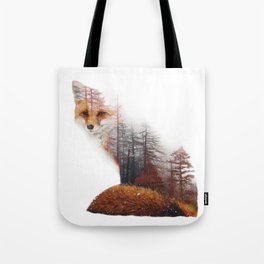 Misty Fox Tote Bag