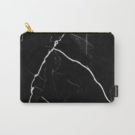 Black Marble Texture no I (x 2021) Carry-All Pouch | Pattern, Digital, Modern, Calacatta, Ink, Marble, Agate, Stone, Geode, Contemporary 