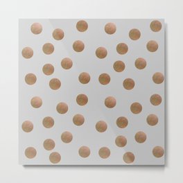 Copper Dots Metal Print | Randompattern, Pulaskishpeherd, Abstraction, Originalimage, Abstract, Multimedia, Pscsco, Pattern, Metalleaf, Copper 