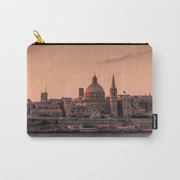 MALTA 01 Carry-All Pouch | Photo, Color, City, Digital, Mediterranean, Europe, Panorama, Skyline, Malta, Valetta 