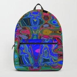 Today Backpack | Bazaar, Neoncolors, Pop Art, Neon, Psychedelic, Blacklight, Digital, Pattern, Massconfusion, Abstract 