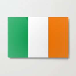Irish flag of Ireland Metal Print | Irlanda, Bandeirairlandesa, Graphicdesign, Flag, Republicofireland, Irishflag, Dublin, Irish, Eire, National 