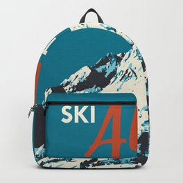 Ski Alta Utah Vintage Ski Poster Backpack | Vintage, Ski, Skiing, Vintageski, Poster, Graphicdesign, Mountains, Snowboard, Utah, Mountain 