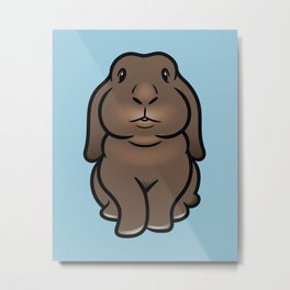 Coco the Minilop Bunny Metal Print | Popart, Animal, Pet, Design, Other, Coco, Pattern, Graphicdesign, Lop, Vector 
