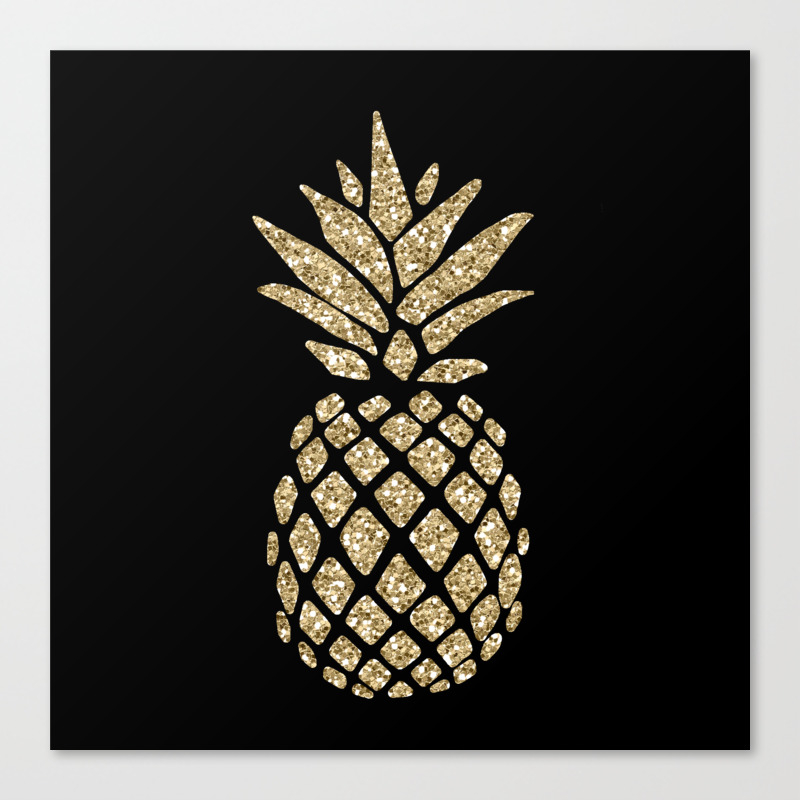 Package of Pineapple Glitter Stickers The Paper Studio PINEAPPLE GLITTER