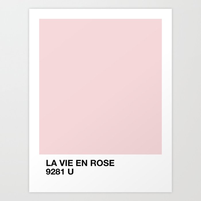 La Vie En Rose Art Print By Shvvdes Society6