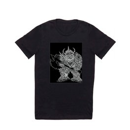 Slime Viking T Shirt | Digital, Scary, Slime, Drawing, Viking, Monster, Punck, Rock, Skull, Ink Pen 
